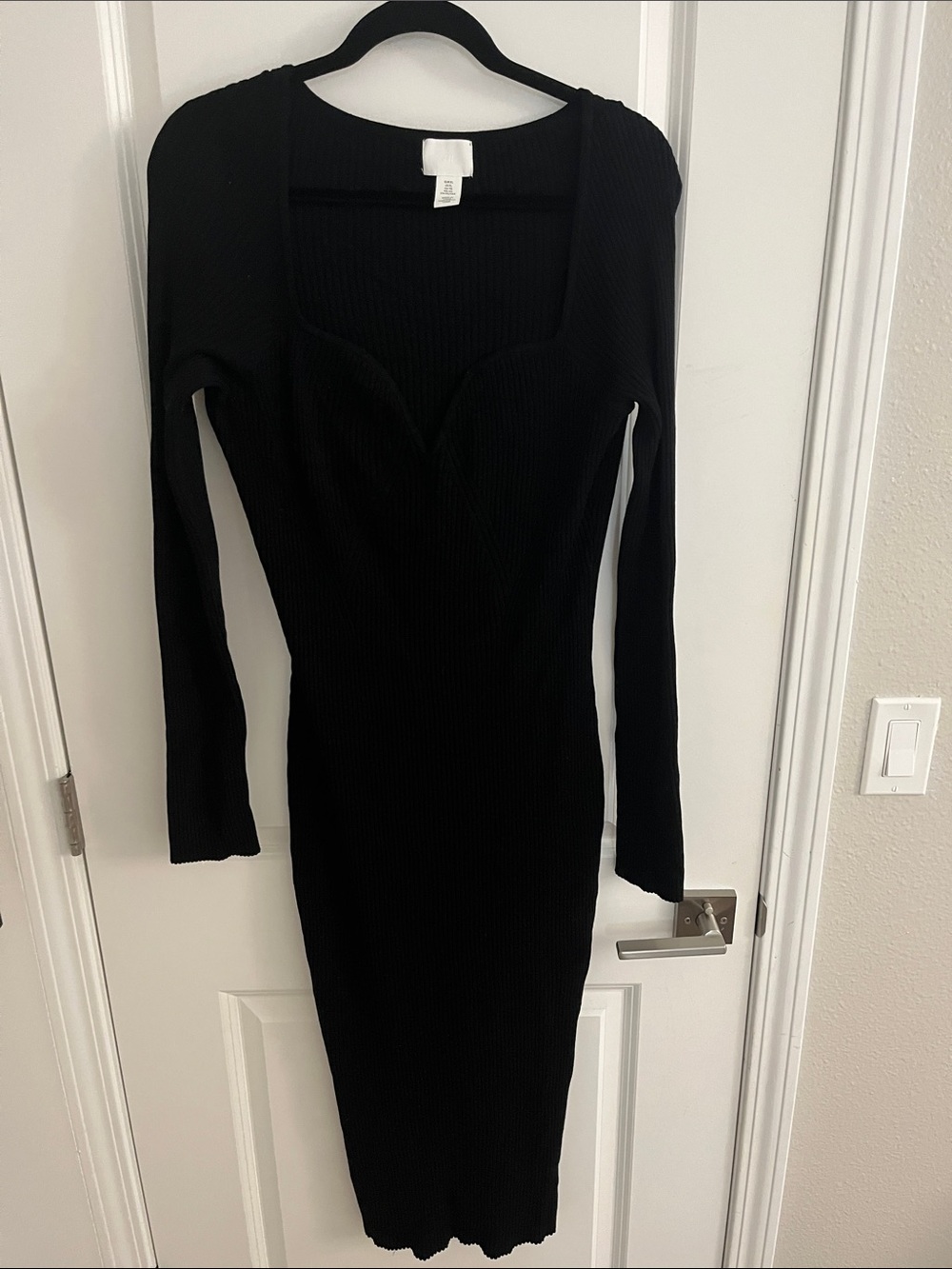 H&M Fitted Rib Knit Dress